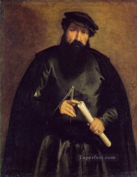建築家 1535 ルネサンス ロレンツォ・ロット Oil Paintings